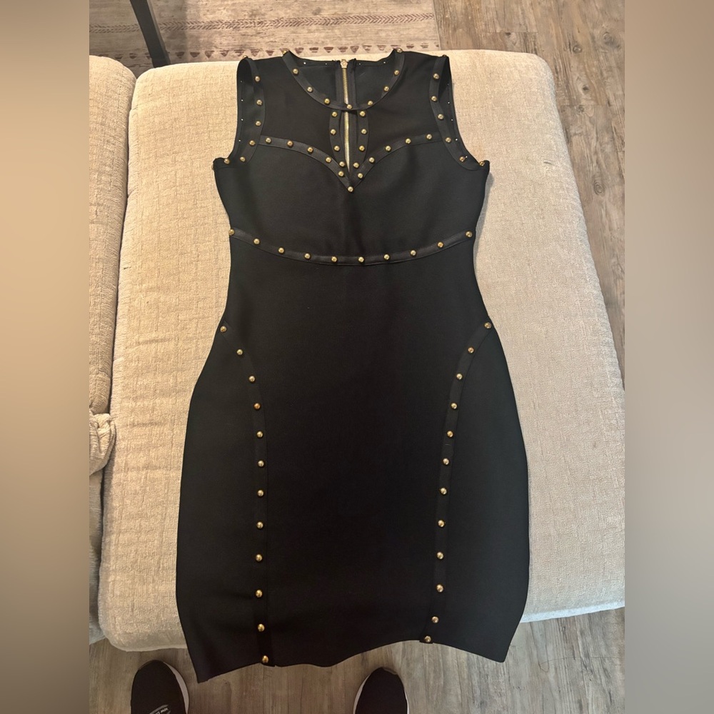 Black dress with accents, super cute
